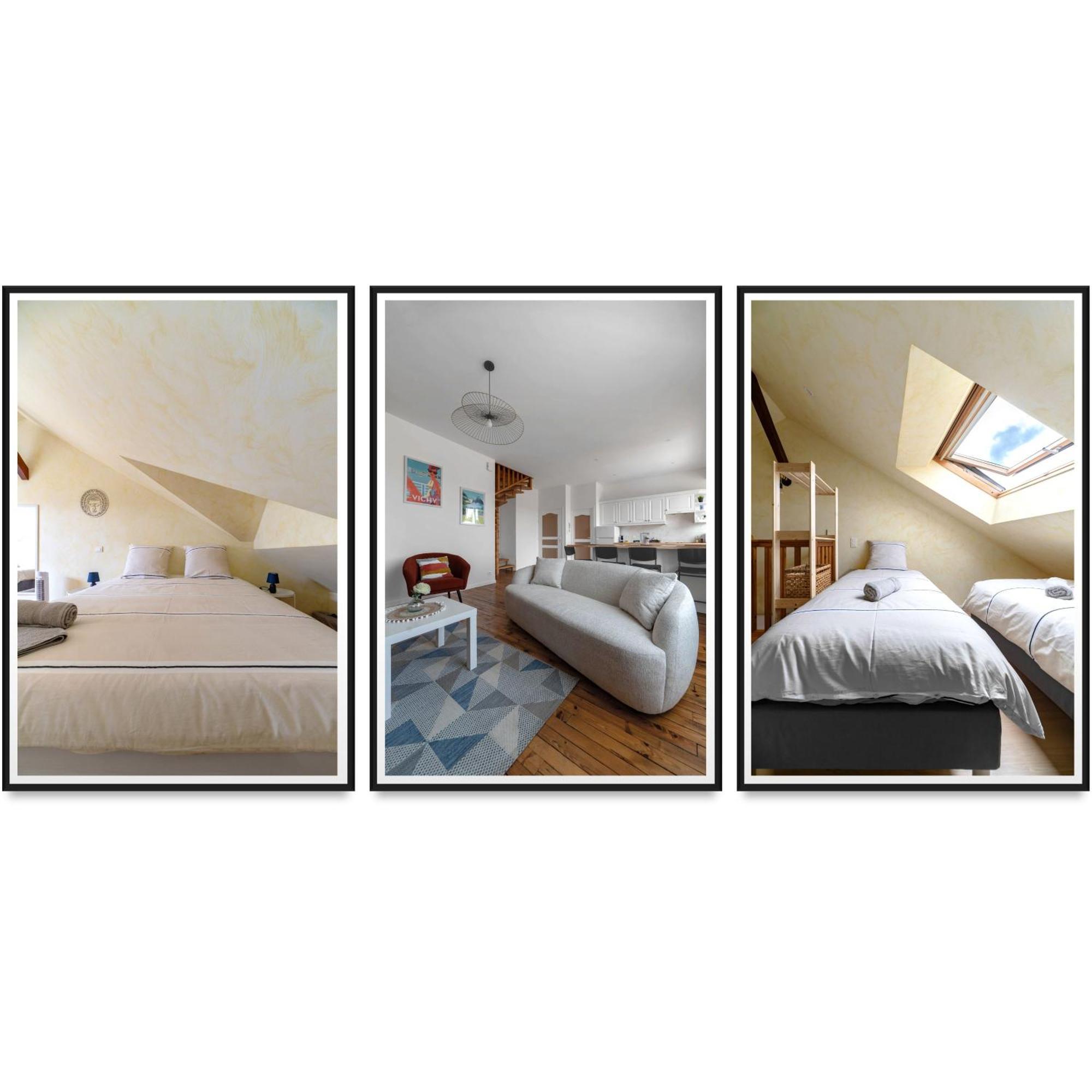 Le Grenet - Appartement Design En Duplex Vichy Ngoại thất bức ảnh